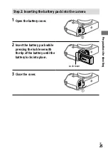 Preview for 25 page of Sony a7 R III Operating Instructions Manual