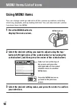 Предварительный просмотр 58 страницы Sony a7 R III Operating Instructions Manual