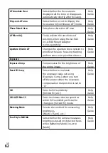 Предварительный просмотр 62 страницы Sony a7 R III Operating Instructions Manual