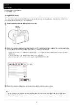 Предварительный просмотр 32 страницы Sony a7R III Help Manual