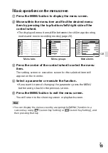 Предварительный просмотр 19 страницы Sony a7S III Instruction Manual