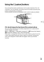 Предварительный просмотр 21 страницы Sony a7S III Instruction Manual