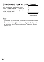 Предварительный просмотр 24 страницы Sony a7S III Instruction Manual