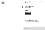 Sony a9 Instruction Manual preview