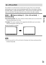 Preview for 65 page of Sony a9 Instruction Manual