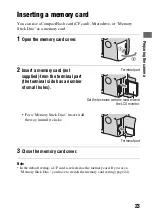 Preview for 23 page of Sony A900 - Alpha 24.6MP DSLR Camera Instruction Manual