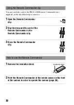 Preview for 30 page of Sony A900 - Alpha 24.6MP DSLR Camera Instruction Manual