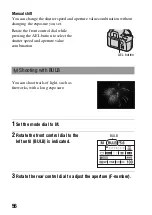 Preview for 56 page of Sony A900 - Alpha 24.6MP DSLR Camera Instruction Manual