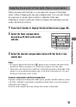 Preview for 73 page of Sony A900 - Alpha 24.6MP DSLR Camera Instruction Manual