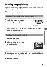 Preview for 99 page of Sony A900 - Alpha 24.6MP DSLR Camera Instruction Manual