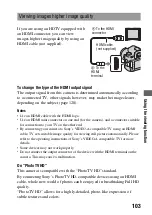 Preview for 103 page of Sony A900 - Alpha 24.6MP DSLR Camera Instruction Manual