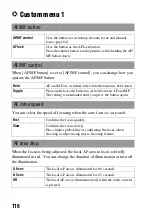 Preview for 116 page of Sony A900 - Alpha 24.6MP DSLR Camera Instruction Manual