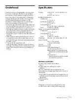 Preview for 139 page of Sony AC-300MD Instructions For Use Manual