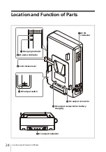 Предварительный просмотр 24 страницы Sony AC-DN10A Operating Instructions Manual