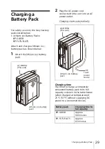 Предварительный просмотр 29 страницы Sony AC-DN10A Operating Instructions Manual