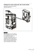 Предварительный просмотр 57 страницы Sony AC-DN10A Operating Instructions Manual