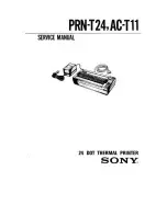 Preview for 1 page of Sony AC-T11 Service Manual