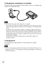 Предварительный просмотр 12 страницы Sony AC-UB10/UB10B Instruction Manual