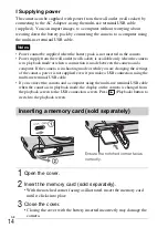 Предварительный просмотр 14 страницы Sony AC-UB10/UB10B Instruction Manual