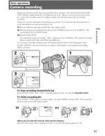 Preview for 11 page of Sony AC-V316 Operating Instructions Manual