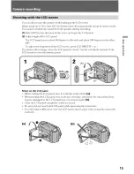 Preview for 15 page of Sony AC-V316 Operating Instructions Manual