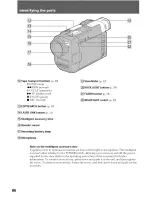 Preview for 86 page of Sony AC-V316 Operating Instructions Manual