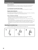 Preview for 90 page of Sony AC-V316 Operating Instructions Manual