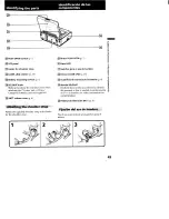 Предварительный просмотр 49 страницы Sony AC-V615 User Manual