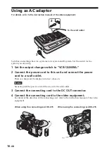 Preview for 16 page of Sony AC-VQL1BP Operating Instructions Manual