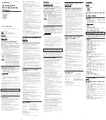 Sony ACC-CN3BC Operating Instructions preview