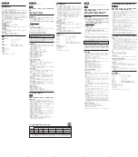 Preview for 2 page of Sony ACC-CN3BC Operating Instructions