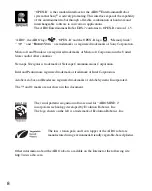 Preview for 8 page of Sony Aibo ERS-7M2 User Manual