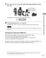 Preview for 71 page of Sony Aibo ERS-7M2 User Manual