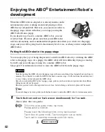 Предварительный просмотр 82 страницы Sony Aibo ERS-7M2 User Manual