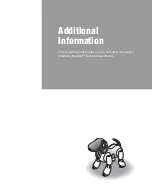 Preview for 117 page of Sony Aibo ERS-7M2 User Manual