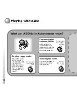 Preview for 18 page of Sony AIBO Pal ERS-31L User Manual