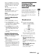 Preview for 25 page of Sony AIR-SA20PK  (AIRSA15R) Operating Instructions Manual