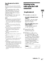 Предварительный просмотр 27 страницы Sony AIR-SA20PK  (AIRSA15R) Operating Instructions Manual