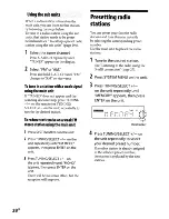 Preview for 28 page of Sony AIR-SA20PK  (AIRSA15R) Operating Instructions Manual