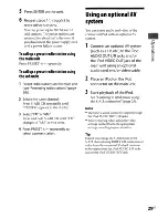 Preview for 29 page of Sony AIR-SA20PK  (AIRSA15R) Operating Instructions Manual