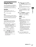 Preview for 31 page of Sony AIR-SA20PK  (AIRSA15R) Operating Instructions Manual