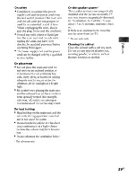 Preview for 39 page of Sony AIR-SA20PK  (AIRSA15R) Operating Instructions Manual