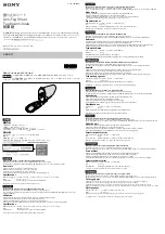 Предварительный просмотр 1 страницы Sony AKA-AF1 Operating Instructions