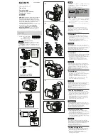 Sony AKA-FGP1 Operating Instructions предпросмотр