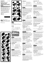 Sony AKA-SF1 Operating Instructions предпросмотр