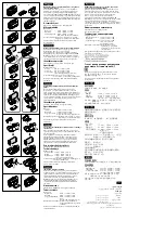 Предварительный просмотр 2 страницы Sony AKA-SF1 Operating Instructions