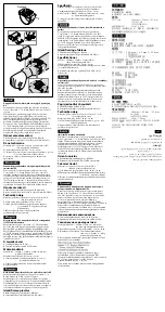 Preview for 2 page of Sony AKA-WM1 Operating Instructions