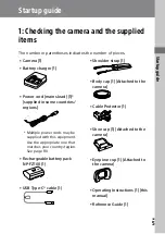 Предварительный просмотр 5 страницы Sony Alpha 1 Operating Instructions Manual