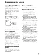 Предварительный просмотр 7 страницы Sony Alpha 100 User'S Manual / Troubleshooting