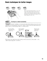 Предварительный просмотр 13 страницы Sony Alpha 100 User'S Manual / Troubleshooting